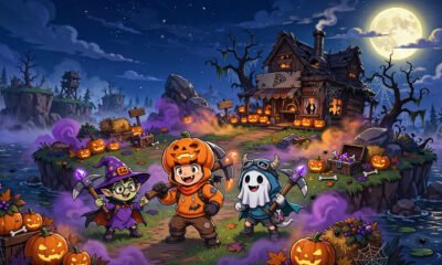 Fortnitemares 2026 - Fortnite Halloween event on a spooky island at night