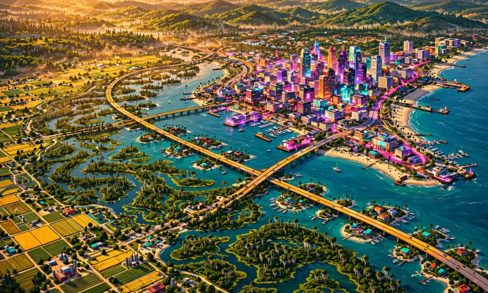 GTA 6 map, every confirmed Leonida region including Vice City