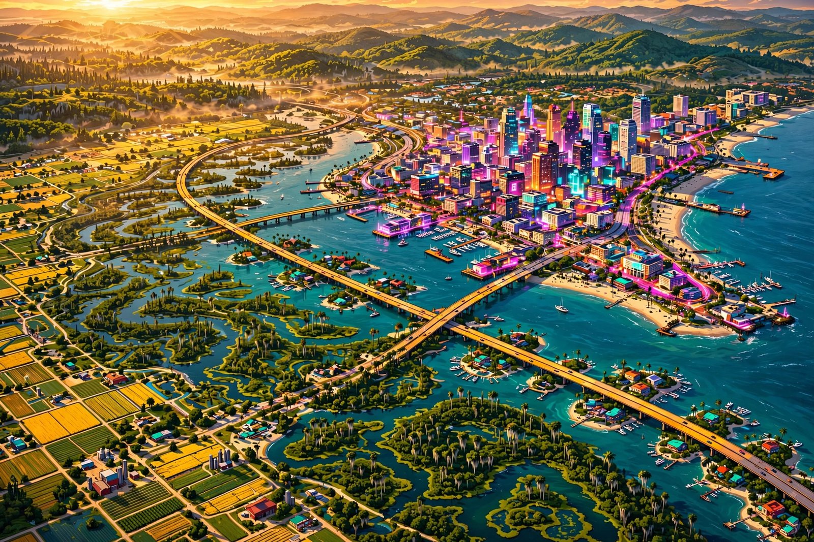 GTA 6 map, every confirmed Leonida region including Vice City