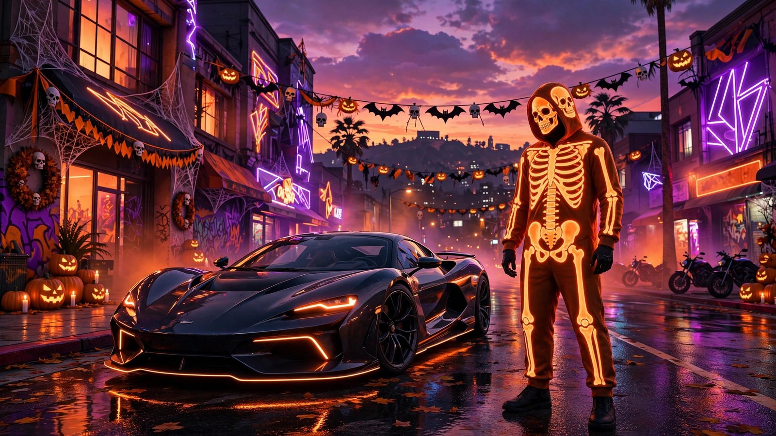 GTA Online weekly rewards ending October 21, free T-shirt, Dre bonus and skeleton onesie