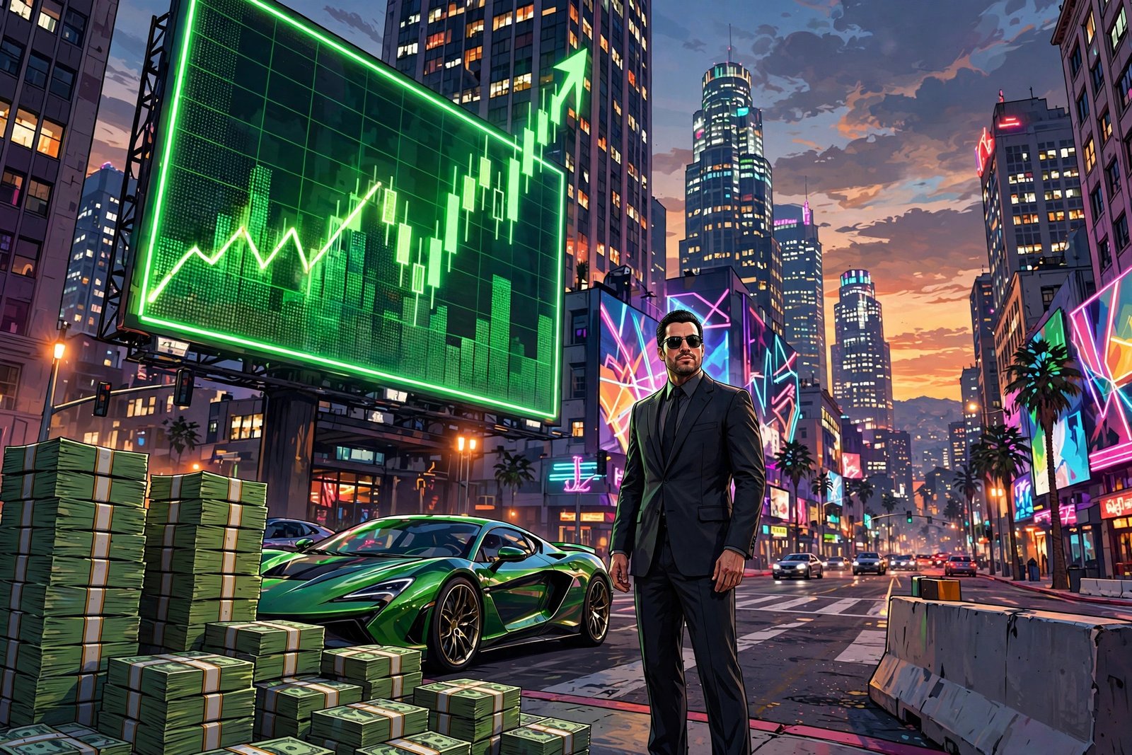 How to make money in GTA 5 story mode with Lester assassination stock market method