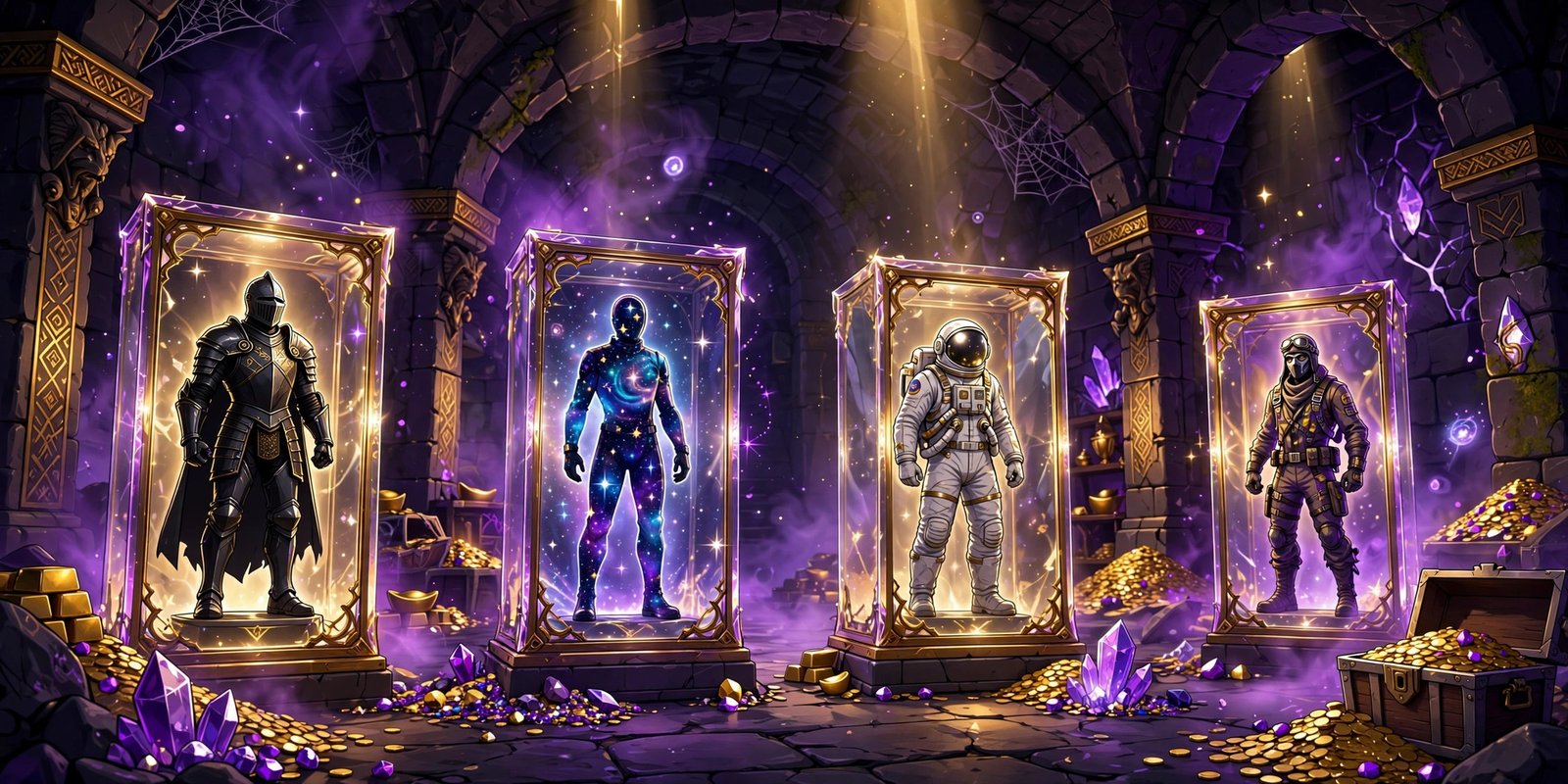 Rarest Fortnite skins in 2026, legendary outfits in display cases